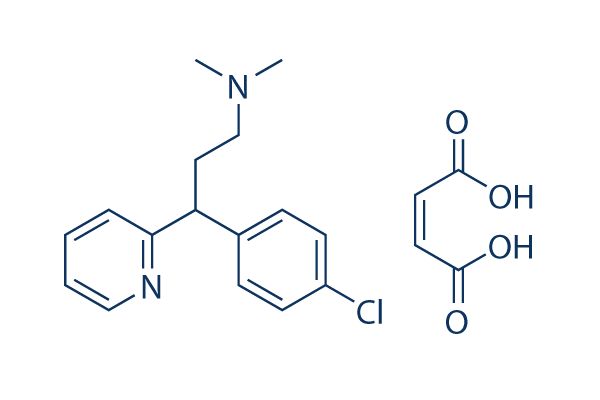 Chlorpheniramine Maleate Chemical Structure