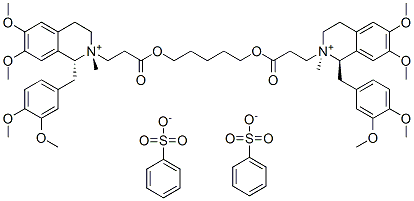 Cisatracurium Besylate Chemical Structure