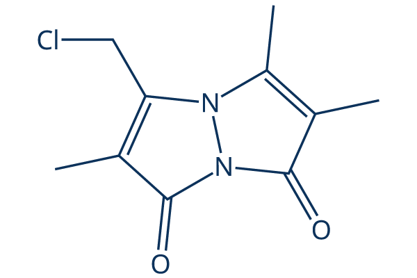 Monochlorobimane Dyes chemical Chemical Structure