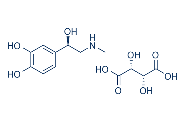 Epinephrine bitartrate  Chemical Structure