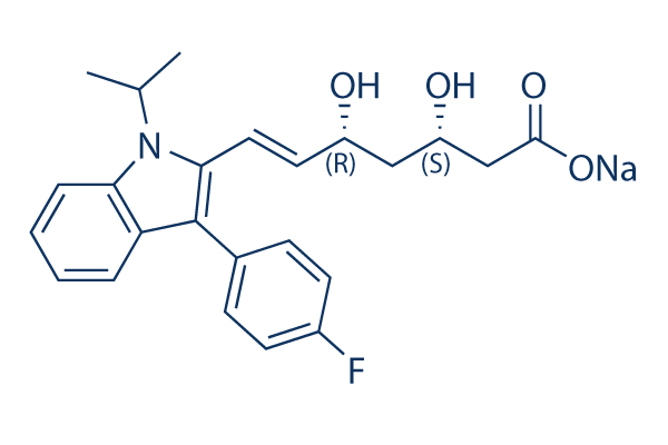Fluvastatin Sodium Chemical Structure