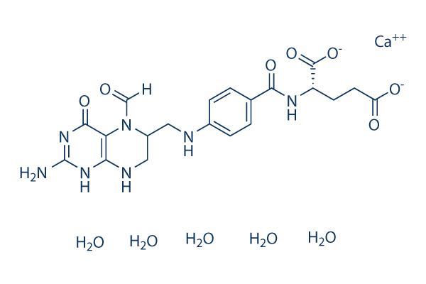 Leucovorin (Folinic acid) Calcium Pentahydrate Chemical Structure