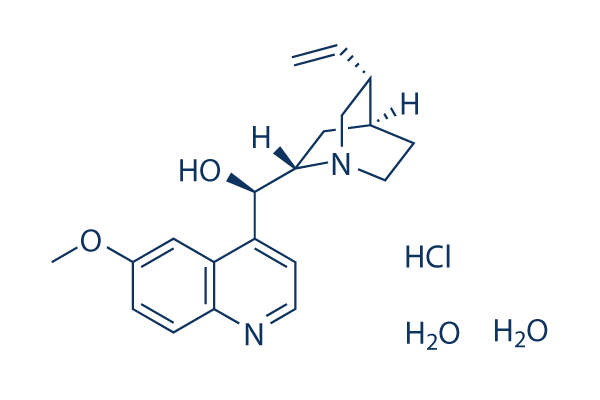Quinine HCl Dihydrate Chemical Structure