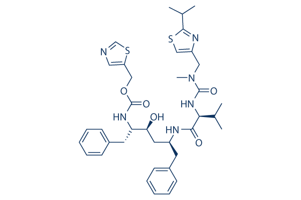 Ritonavir Chemical Structure