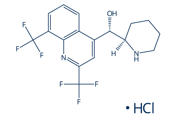 Mefloquine HCl Chemical Structure