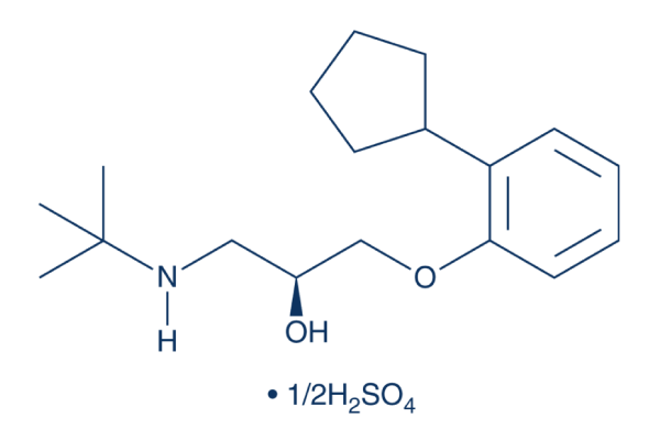 Penbutolol Sulfate Chemical Structure