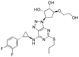 Ticagrelor Chemical Structure