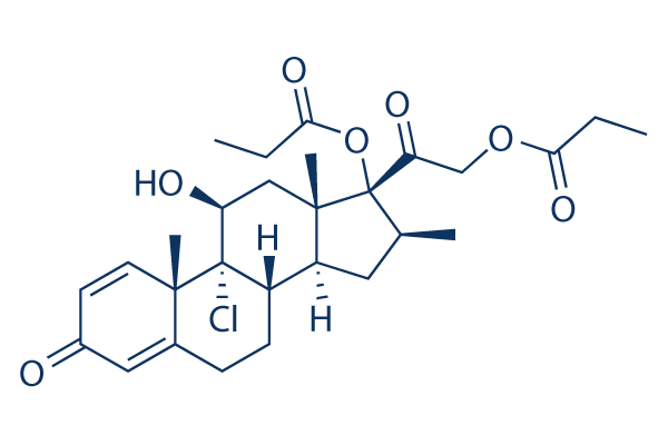 Beclometasone dipropionate Chemical Structure