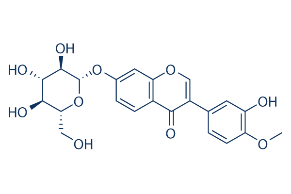 Calycosin-7-O-beta-D-glucoside Chemical Structure