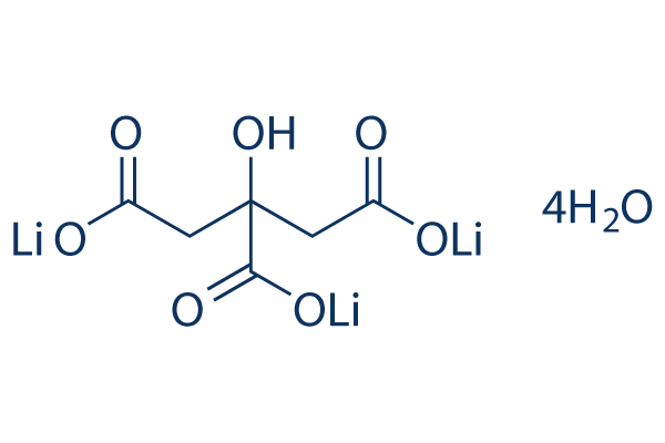 Citric acid trilithium salt tetrahydrate Chemical Structure