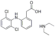 Diclofenac Diethylamine Chemical Structure