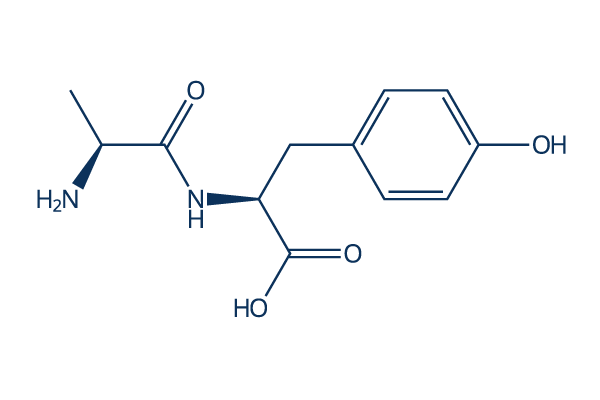 L-ALANYL-L-TYROSINE Chemical Structure