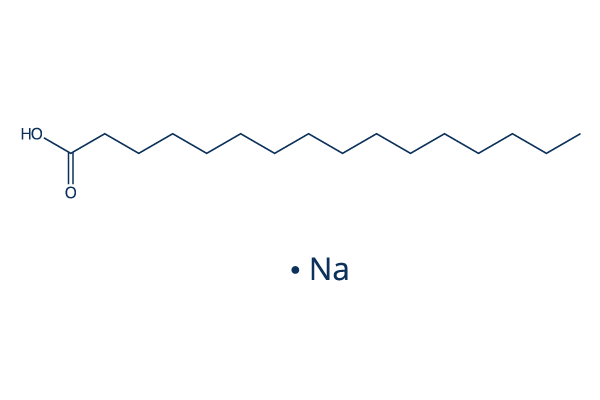 Sodium palmitate Chemical Structure