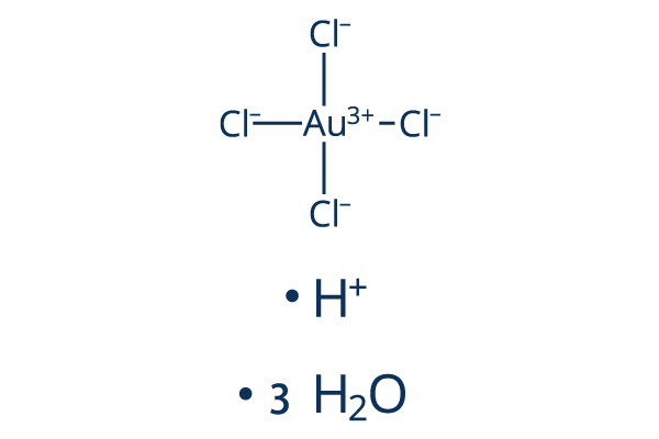 Gold(III) chloride trihydrate Chemical Structure