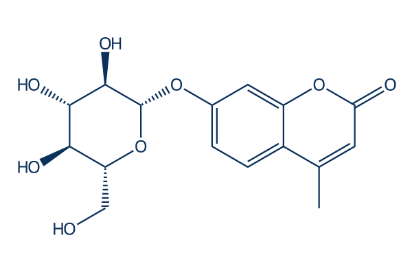 4-Methylumbelliferyl beta-D-glucopyranoside Chemical Structure