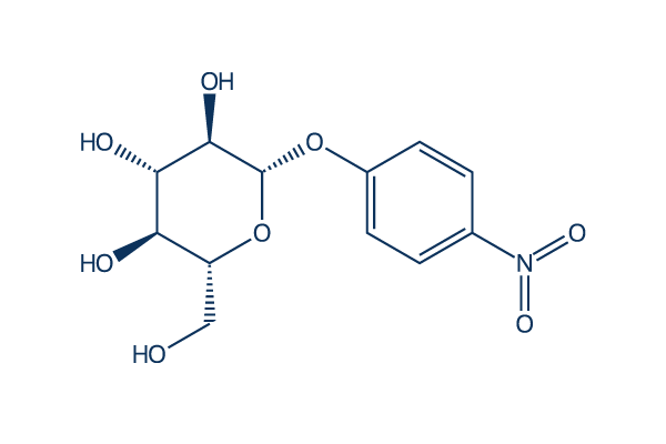 4-Nitrophenyl beta-D-glucopyranoside Chemical Structure