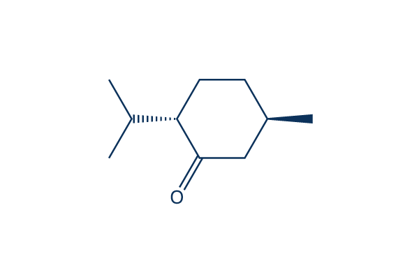 (-)-Menthone Chemical Structure
