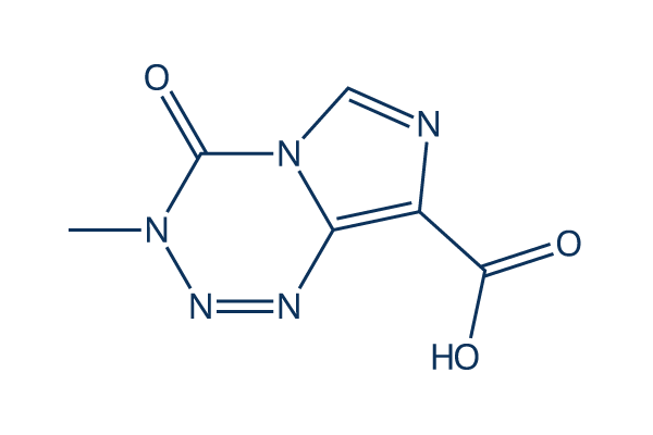 Temozolomide Acid Chemical Structure