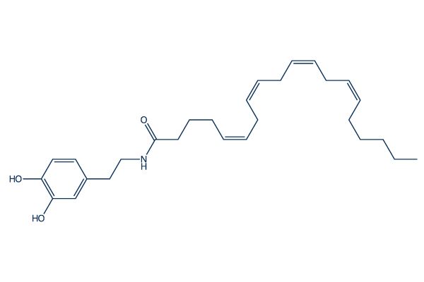 N-Arachidonyldopamine Chemical Structure