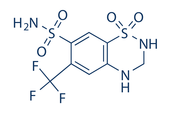 Hydroflumethiazide Chemical Structure