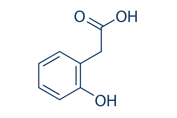 2-Hydroxyphenylacetic acid Chemical Structure