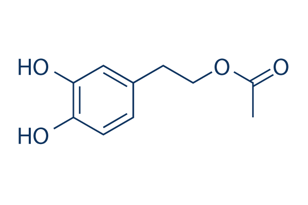Hydroxytyrosol Acetate Chemical Structure