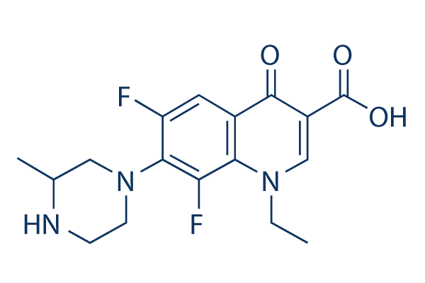 Lomefloxacin Chemical Structure
