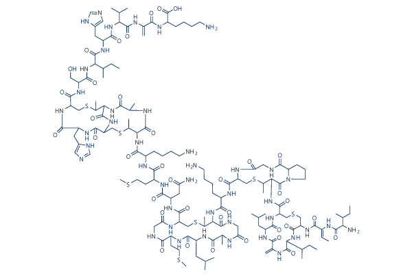 Nisin Chemical Structure