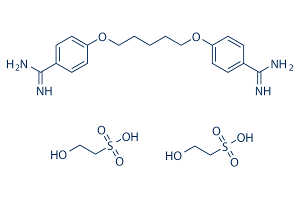 Pentamidine isethionate Chemical Structure