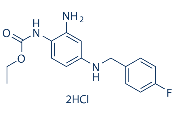 Retigabine 2HCl Chemical Structure