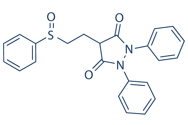 (+/-)-Sulfinpyrazone Chemical Structure