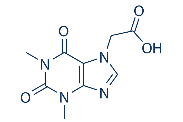 Theophylline-7-acetic acid Chemical Structure