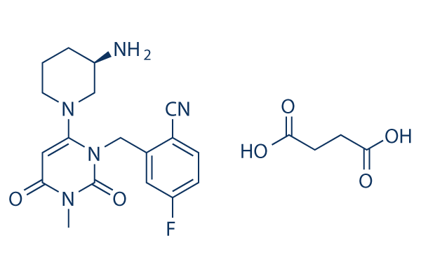 Trelagliptin succinate Chemical Structure