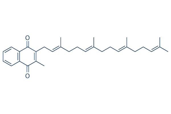 Vitamin K2 (Menaquinone) Chemical Structure