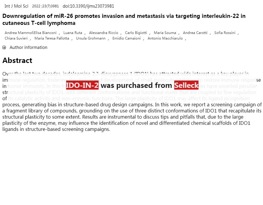 IDO/TDO Pathway | IDO/TDO Inhibitor Review