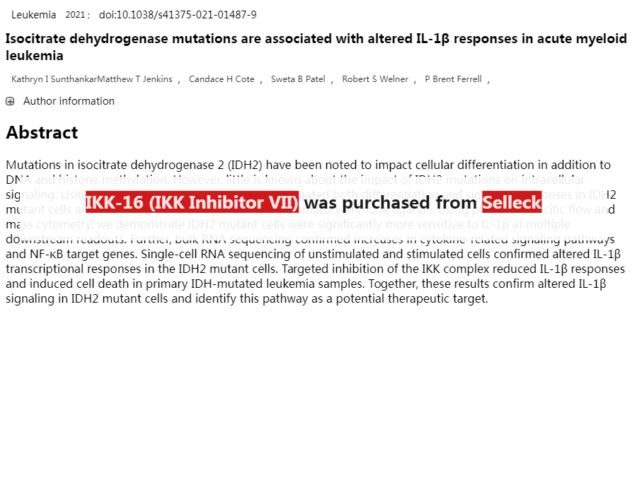 IKK Signaling | IkappaB Kinase