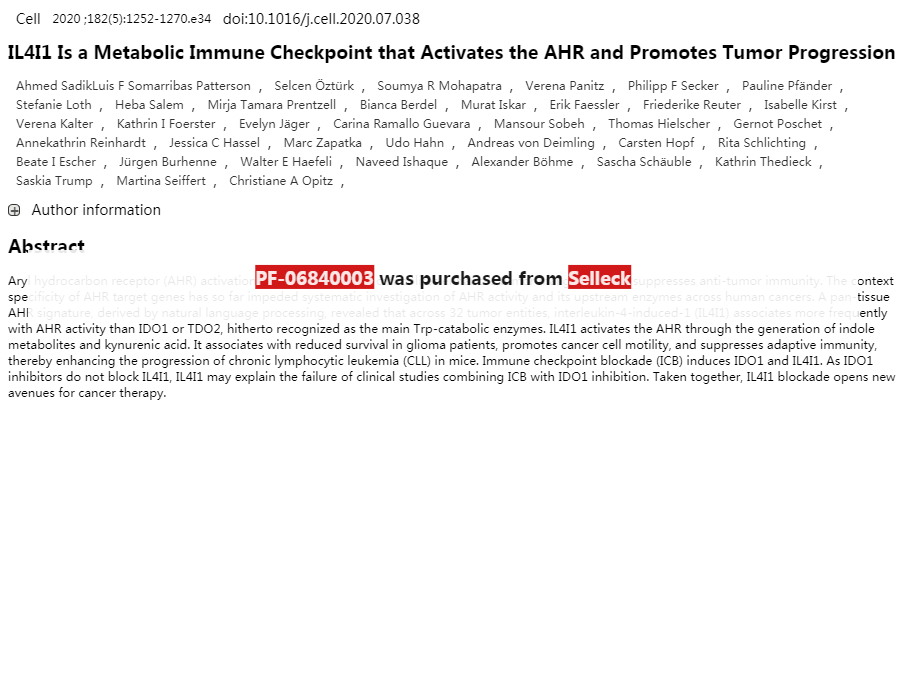IDO/TDO Pathway | IDO/TDO Inhibitor Review