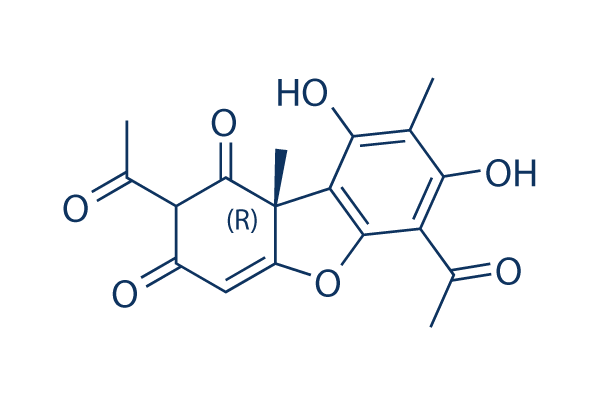 (+)-Usniacin Chemical Structure