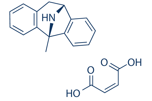 (+)-Dizocilpine (MK 801) Maleate Chemical Structure