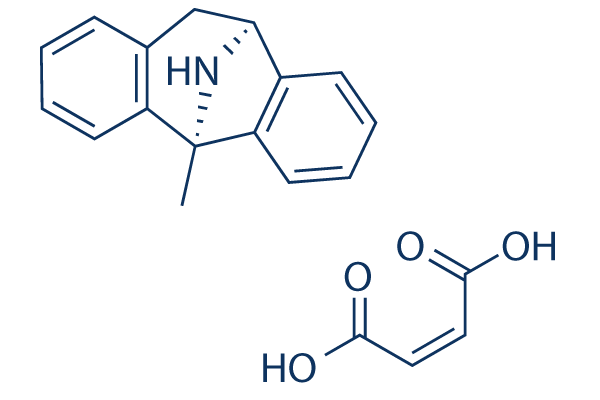 (-)-Dizocilpine (MK 801) Maleate Chemical Structure