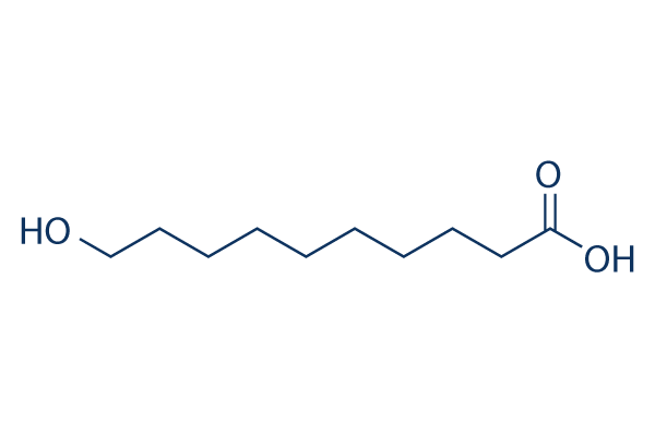 10-Hydroxydecanoic acid Chemical Structure