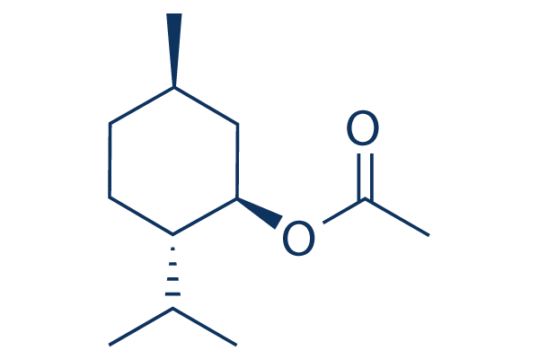 (1R)-(-)-Menthyl acetate Chemical Structure