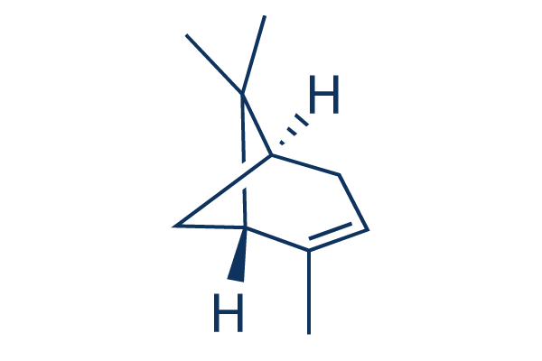 (1S)-(-)-α-Pinene Chemical Structure