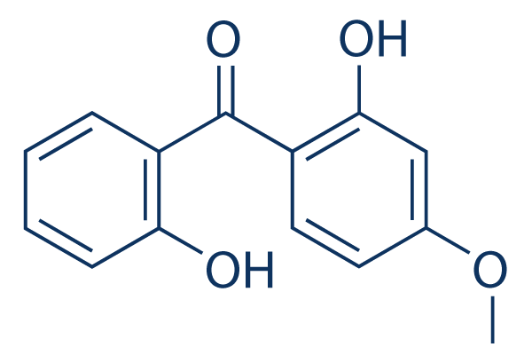2,2′-Dihydroxy-4-methoxybenzophenone Chemical Structure
