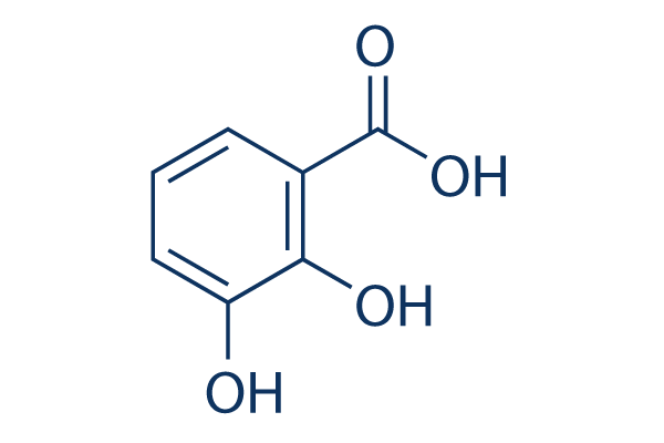 2,3-Dihydroxybenzoic acid Chemical Structure