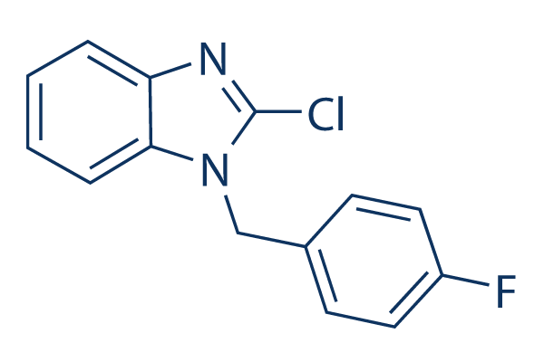 2-Chloro-1-(4-fluorobenzyl)benzimidazole Chemical Structure