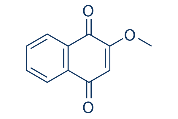 2-Methoxy-1,4-naphthoquinone Chemical Structure
