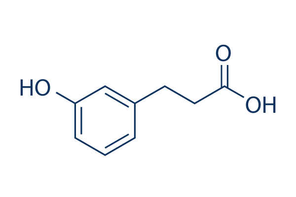 3-(3-Hydroxyphenyl)propionic Acid Chemical Structure