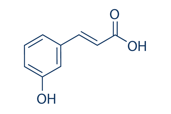 3-Hydroxycinnamic acid Chemical Structure