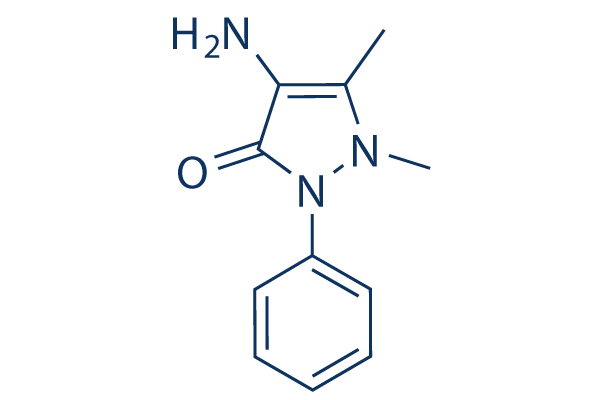 4-Aminoantipyrine Chemical Structure